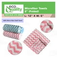 thumbnail image 4 of EcoQuality Micro Fiber Towels Ultra Absorbent Dish Towels, Premium Cleaning Cloths, Streak Free, Lint Free, Quick Dry Rags, Reusable Wash Cloths, Multipurpose Non Stick Oil Cloths, Multi Color (120), 4 of 9