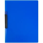 JAM Paper & Envelope Swing Lock Report Cover, Blue Solid, 1/Pack