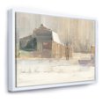 thumbnail image 1 of Hiver à la Ferme - Toile Encadrée Paysages, 1 of 3