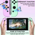 thumbnail image 6 of Wireless Controller Compatible with Switch,Wireless Left and Right Wireless Controller Compatible with Switchs for N-Switch/Lite/OLED Support Dual Vibration/Motion/Wake-up/Screenshot, 6 of 8