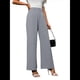 thumbnail image 2 of Pantalones de Trabajo Elásticos de Pierna para Mujer, Pantalones de Vestir, Pantalones Casuales de Negocios de Cintura Alta, Pantalones de Vestir Gris L, 2 of 9