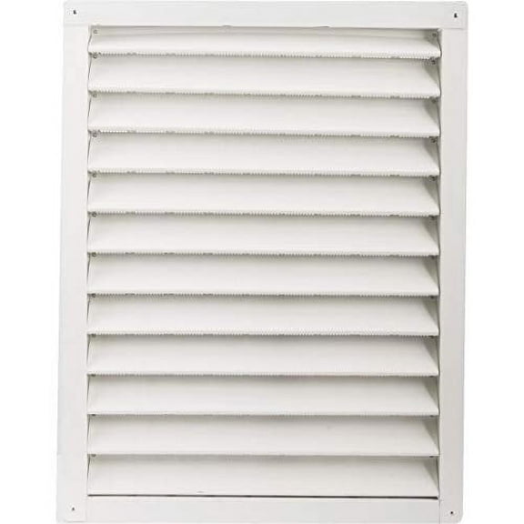 Air Vent 81237 Aluminum Gable Louver Vent, White, 18 x 24 In. - Quantity 2