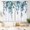 03_blue_eucalyptus, variant on Beach Ocean Kitchen Curtains - Blue Sea Theme Short Cafe Curtains Decor for Living Dining Room Tier Curtains for Bathroom Rustic Country Room Darkening Rod Pocket Window Drapes 2 Panels set 28"x24"