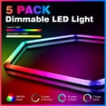 thumbnail image 2 of Luminaria GOSLARLIT, paquete de 24 luces LED hexagonales RGB IP54, 2 of 8