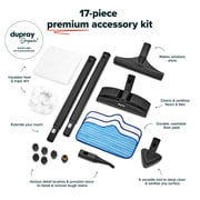 Dupray Neat 17-Piece Steam Cleaner for Floors Cars Upholstery