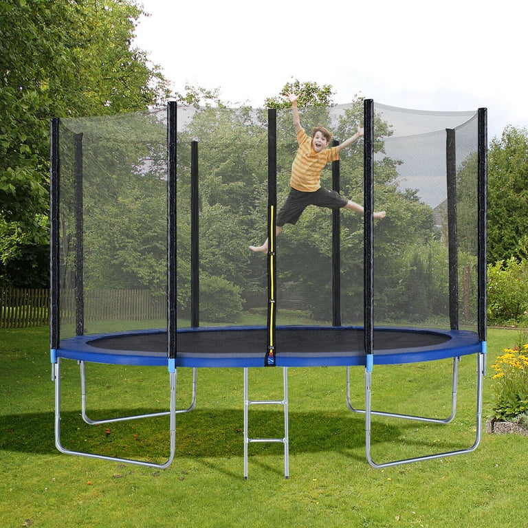 Costway 12FT Trampoline Combo Bounce Jump Safety Enclosure Net W