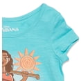 thumbnail image 4 of Disney Princess Moana Big Girls Graphic T-Shirt & Skirt Aqua 10-12, 4 of 5