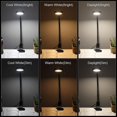 thumbnail image 2 of Lámpara de escritorio Led, abrazadera, mesa de lectura, cama con adaptador, ajuste de brillo, cuidado de los ojos para oficina y hogar, 360 Flexible, negro, 2 of 5