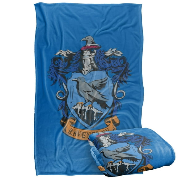 Harry Potter Drawn Ravenclaw Crest Silky Touch Super Soft Throw Blanket 36' x 58'