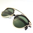 thumbnail image 7 of Oversized Round Cat Eye Wolves Foxes Style Women Sunglasses Vintage Mirror Lens, 7 of 7