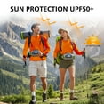 thumbnail image 2 of ProtectX High Visibility Shirts Safety for Men Women, Sun Protection Long Sleeve Work T Shirt Construction Shirts, Orange, Medium, 2 of 7