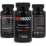 One Boost Testosterone Booster, Tongkat Ali - Premium - 180 tabs (3 Bottles)