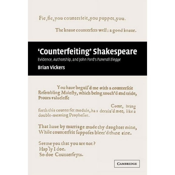 Counterfeiting' Shakespeare, (Hardcover)