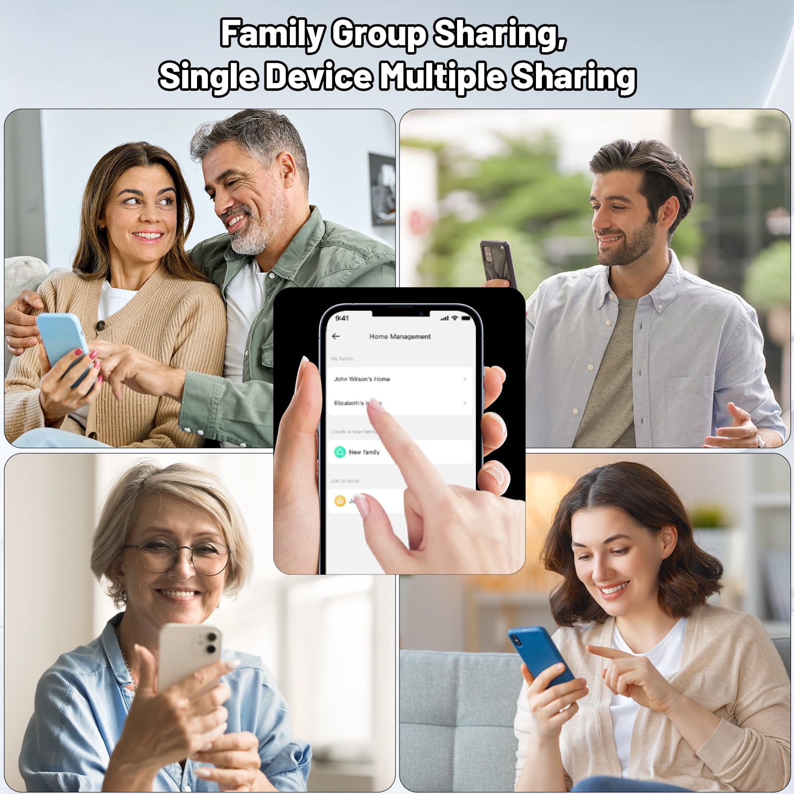 Smart Video Doorbell Camera, 2.4GHz WiFi Doorbell with 1080P HD