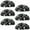 Multicolored, variant on PhooArto 6 Pcs Cup Drawer Pulls, Skull Head Pattern Shell Shape Handles Cabinet Knobs for Dresser Cupboard Closet Wardrobe with Screws