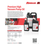 Robinair 13204 Premium Vacuum Pump Oil 1 Gallon Low Moisture HVAC R