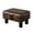 Brown, variant on Dycanpo Small Foot Stool with Handle, Modern Faux Leather Padded, for Living Room, Brown