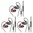 thumbnail image 3 of Auriculares intrauditivos Kearding con micrófono y conector de 3,5mm Gris, 3 of 6