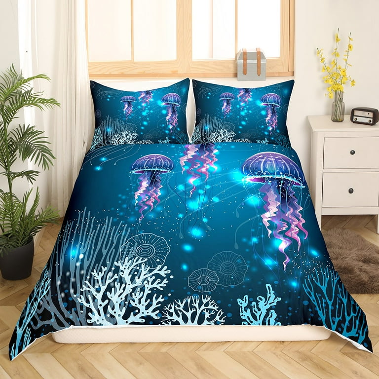 Coral Print Ocean Duvet Cover Set – Imli.lifestyle