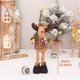thumbnail image 3 of Muñecos navideños de gran tamaño, muñecos de nieve retráctiles de Papá Noel, alces, figuras navideñas, decoración navideña, regalo para niños, adorno para árbol de Navidad, 3 of 5