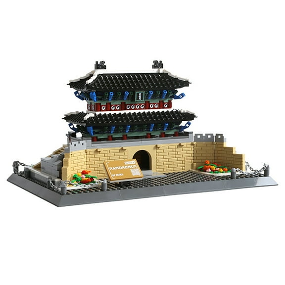 Vyytoz Namdaemun Gate Seoul Building Set, 900Pcs Architecture Model, Creative Display Toy, World Landmark Collection
