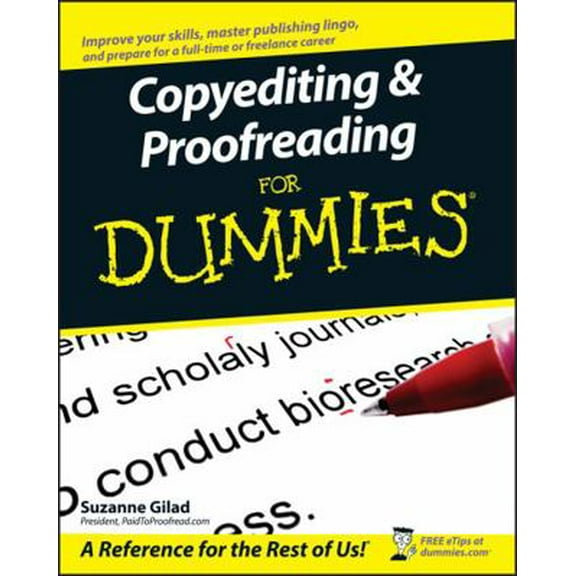 Pre-Owned Copyediting and Proofreading for Dummies (Paperback) 0470121718 9780470121719
