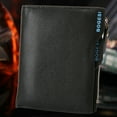thumbnail image 2 of Maoww Vertical Men's ID Cridit Card Slots PU Bifold Style Short Wallet Zipper Coin Money Purse, 2 of 7