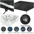 thumbnail image 1 of Patio Furniture Covers, Outdoor Waterproof Patio Furniture Cover, Patio Set Covers for Table and Chairs Dust Proof Outdoor Sectional Furniture Protective Cover, 1 of 7