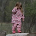 thumbnail image 6 of JAN & JUL Water-proof Snow Rain Pants for Kids, Boys, Girls (Fleece-Lined: White Tulip, 10 Years), 6 of 7