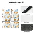 thumbnail image 4 of Disketp Gnome Camping Fishing for Crystal Velvet Car Mats Four-Piece Set,All-Season Automotive Protection, Vehicles, Cars, Trucks, and SUVs,Anti-Slip Design, 4 of 7