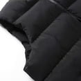 thumbnail image 6 of TKKCS Mens Stand Collar Puffer Vest Jacket- Winter Warm Full Zip Sleeveless Quilted Padded Waistcoat with Zipper Pockets Black Size XL, 6 of 8