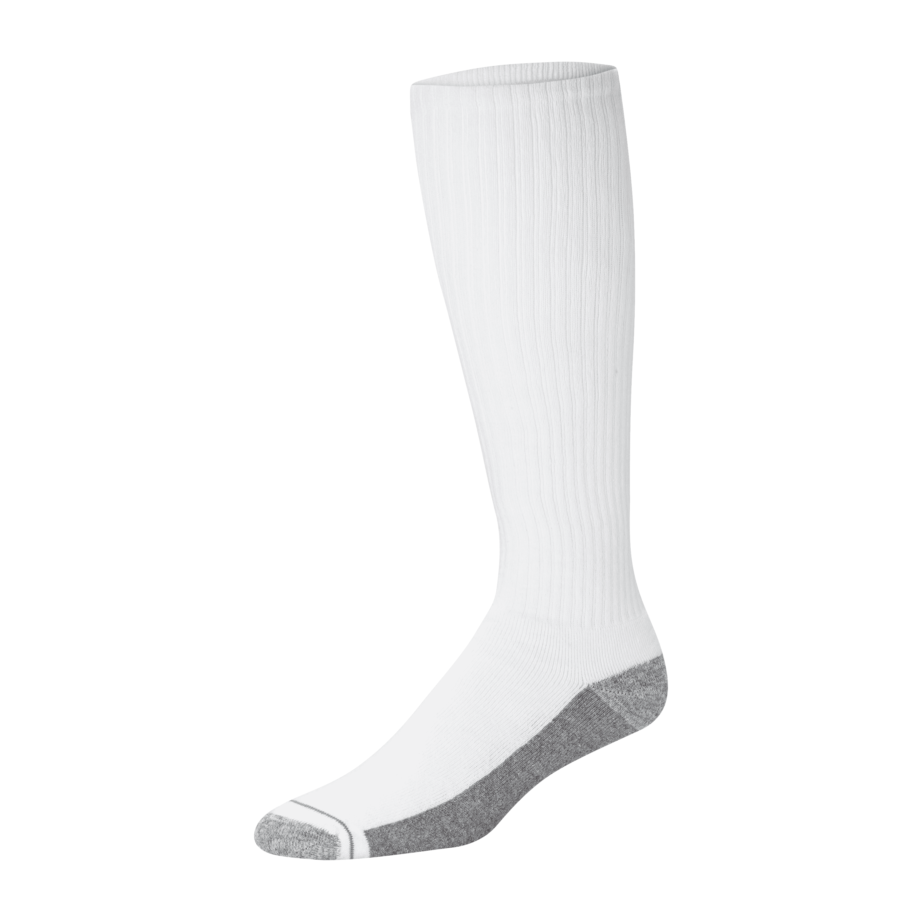 Hanes Mens Over-the-Calf Socks, Max Cushion, Cool Comfort, 4-Pack, Size 6-12