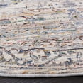 thumbnail image 3 of SAFAVIEH Princeton Derbhile Abstract Area Rug, Ivory/Blue, 6'7" x 6'7" Round, 3 of 8