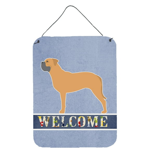 Bullmastiff Welcome Wall or Door Hanging Prints