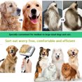 thumbnail image 5 of 3PCS Dog Grooming Kit - Deshedding Brush, Slicker Brush, Bath Brush and Comb for Pet Supplies (Green Black), 5 of 7