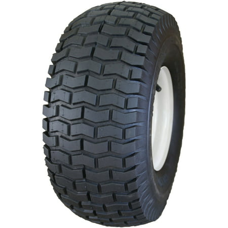 HI-RUN Mower Tire/Wheel Assembly 16x6.50-8 2PR SU12 Turf Saver on 8x5.375 Wheel with Bushings 3/4