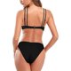 thumbnail image 2 of Traje de baño con Aros para Mujer Traje de baño de Dos Piezas con Parte Superior de Bikini Negro CH Negro CH Xishao ropa, 2 of 2