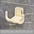 thumbnail image 1 of Dispensador de Toallas de Papel En Forma de U para Debajo Del Estante: Se Instala Sin Necesidad de Taladrar, con Adhesivo o Clip para Montaje En Pared. Dispensador de Papel Higiénico con Ganchos Late, 1 of 7