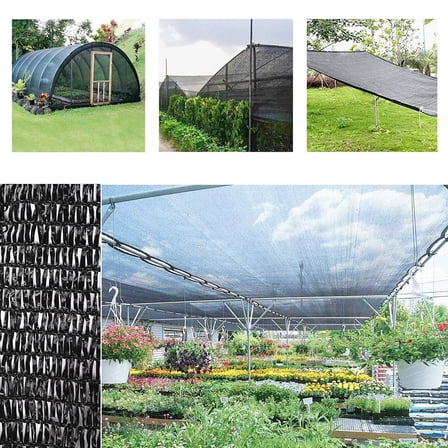Shade Cloth 50% Fabric Resistant UV Net Mesh Tarp for Garden Greenhouse Barn