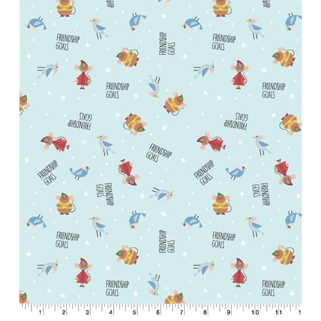 UPC: 0887816366472 | Disney Cinderella s Friendship Goals Cotton Fabric