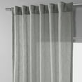 thumbnail image 6 of Paris Grey Solid Faux Linen Sheer Curtain (1 Panel), Paris Grey, 50W X 120L, 6 of 11