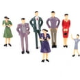thumbnail image 4 of 50Pcs Scale Plastic Models 1:32 People Sitting Standing Figures Plastic 1 Gauge, 4 of 8