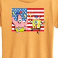thumbnail image 3 of SpongeBob SquarePants - Patrick Sparkers Flag - Women's Short Sleeve Graphic T-Shirt, 3 of 7