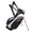 Black/White, variant on Ram Golf FX-LOCK Stand Bag with 14-Way Silent Lock-In Divider Top 8 Pockets Dual Strap EVA Hip Pad & Auto-Deploy Stand — Lightweight 7.4 lb Carry Bag for Men & Women Black/White