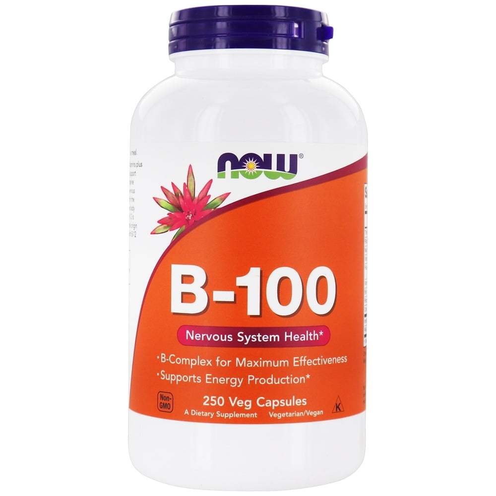 NOW Foods - Vitamin B100 High Potency B Complex - 250 ...