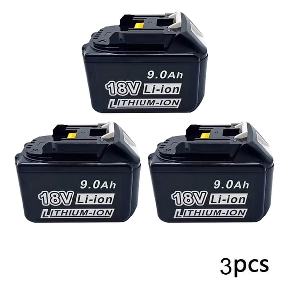 18V Lithium-Ion Rechargeable Battery 6.0Ah / 8.0Ah / 12.0Ah For 18V Cordless Power Tools | 18650 Lithium Battery | Safety Certified