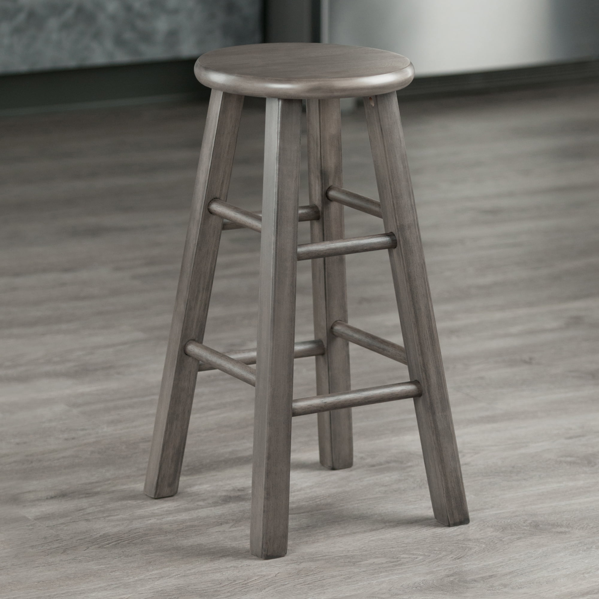 Winsome Wood Ivy 24" Counter Stool, Rustic Gray Finish - image 5 of 7
