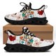 thumbnail image 1 of Zapatos de enfermería blancos para mujer, lindas zapatillas de enfermera con dibujos animados para mujer, diseño de marca, médicos, estampados, ligeros, con cordones, planos, 1 of 6