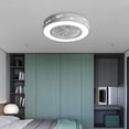 thumbnail image 3 of FETCOI Modern Meteor Ceiling Fan With Light Semi Flush Mount For Bedroom Kitchen, 3 of 8