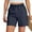 Navy, variant on Shorts for Women Plus Size 3X Bermuda Solid Color Fashionable And Comfortable Workwear Casual Wide Leg Shorts